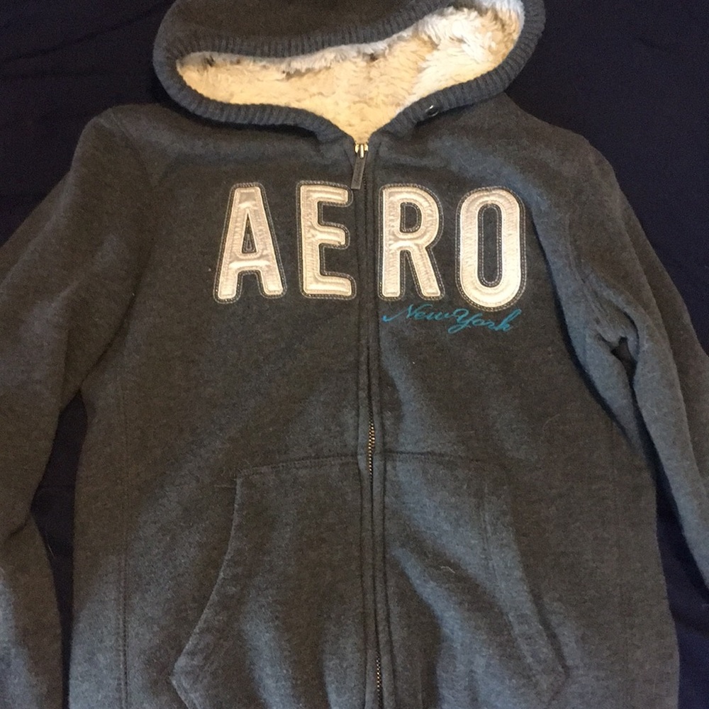Aeropostale fur lined hoodie